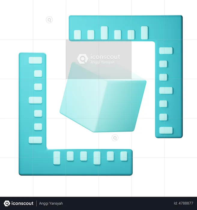 Scale Object  3D Illustration