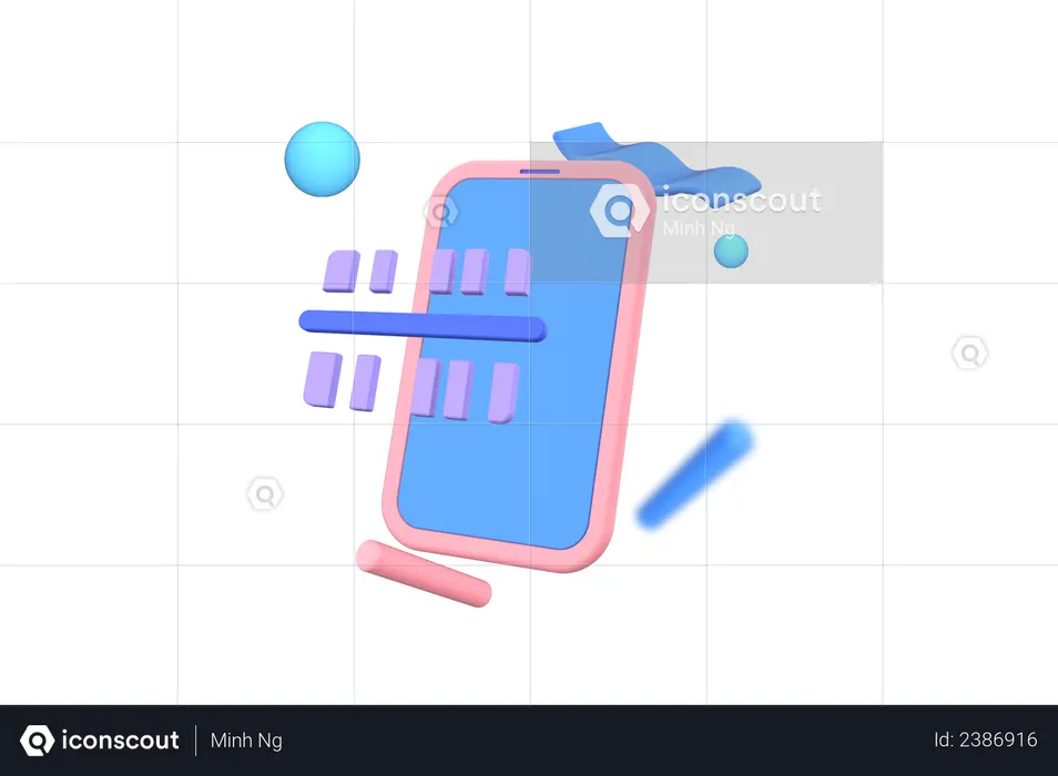 Scanner le code-barres  3D Icon