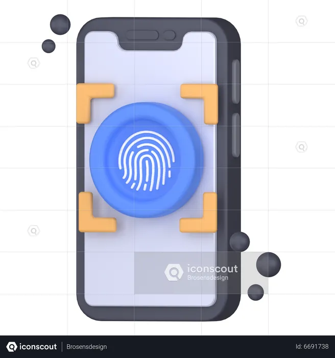 Numérisation d'empreintes digitales  3D Icon