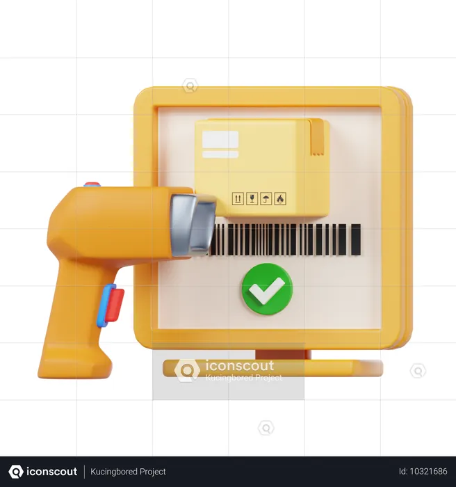 Scan-Paket  3D Icon