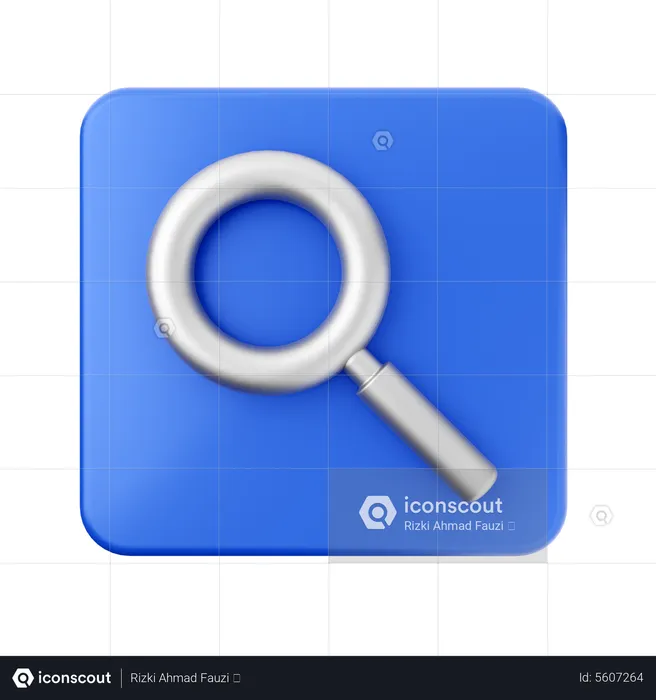 Scan Searching  3D Icon