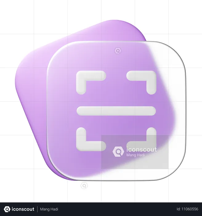 Scan  3D Icon