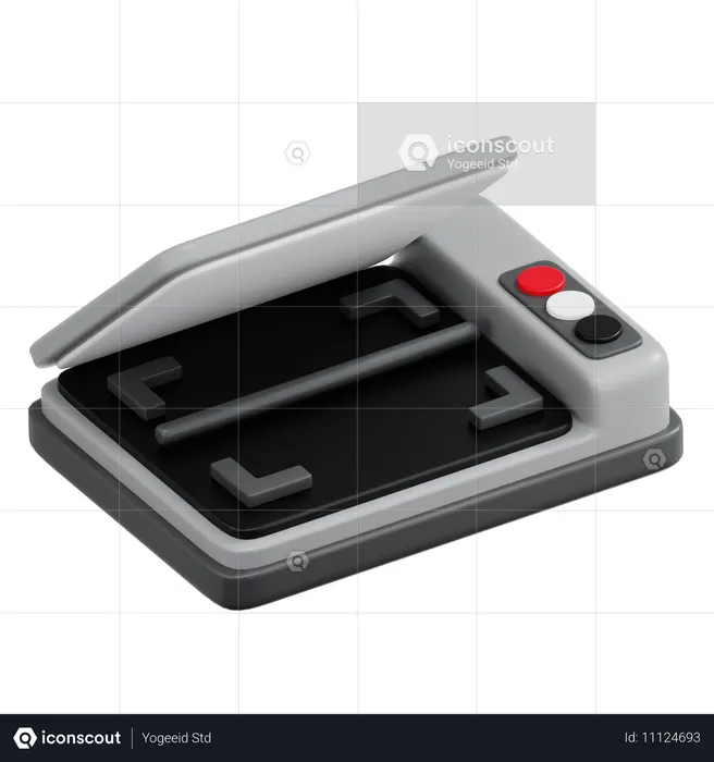 Scanner  3D Icon