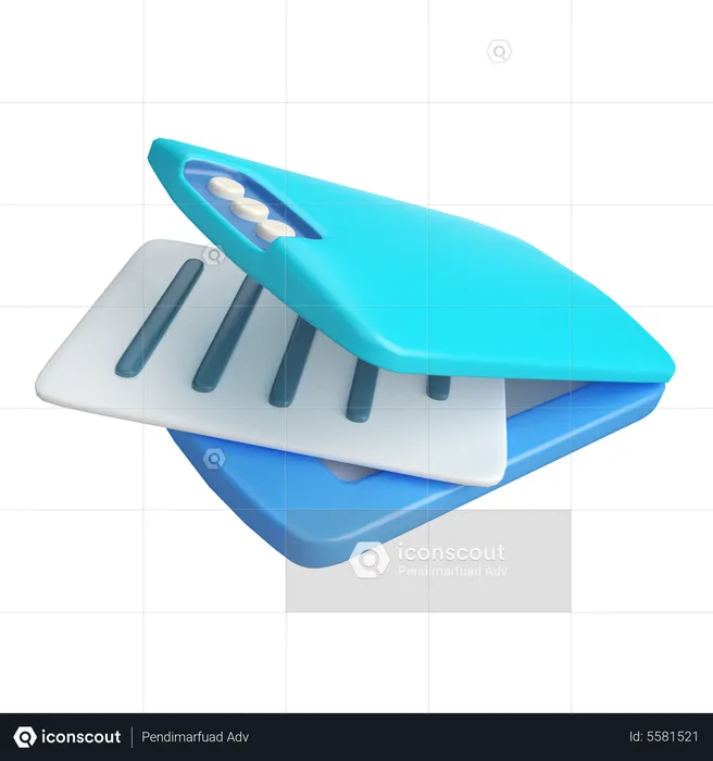 Scanner  3D Icon