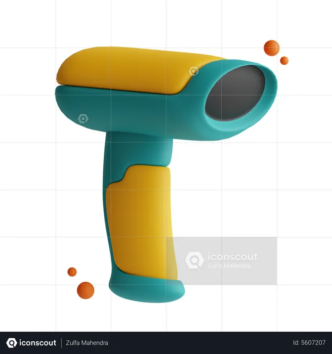 Scanner  3D Icon