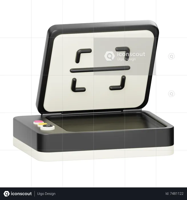 Scanner  3D Icon