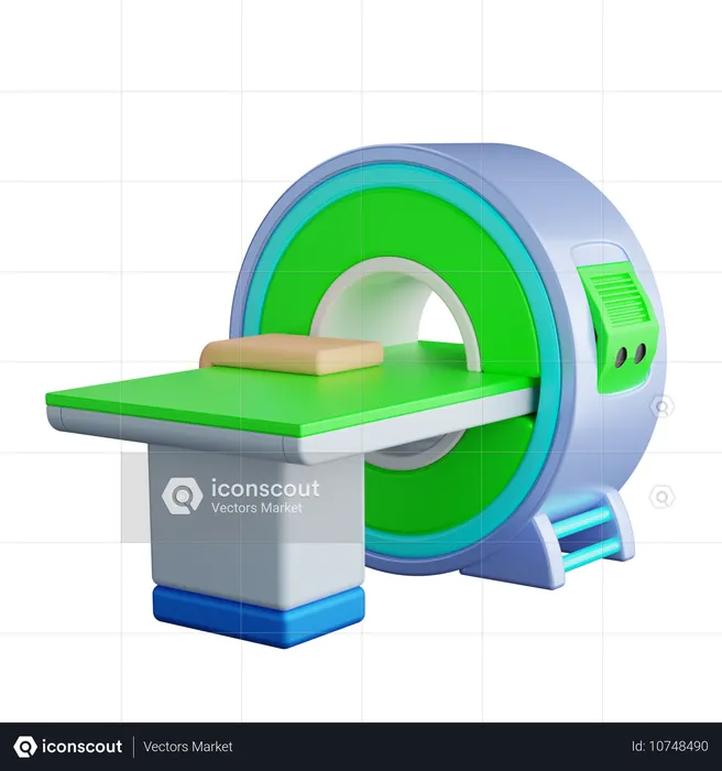 Scanner de ressonância magnética  3D Icon