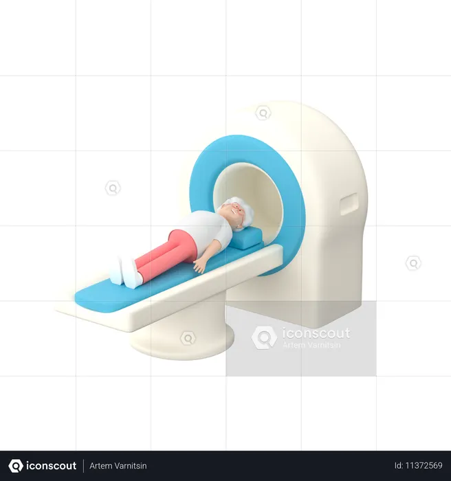 Scanner IRM  3D Icon