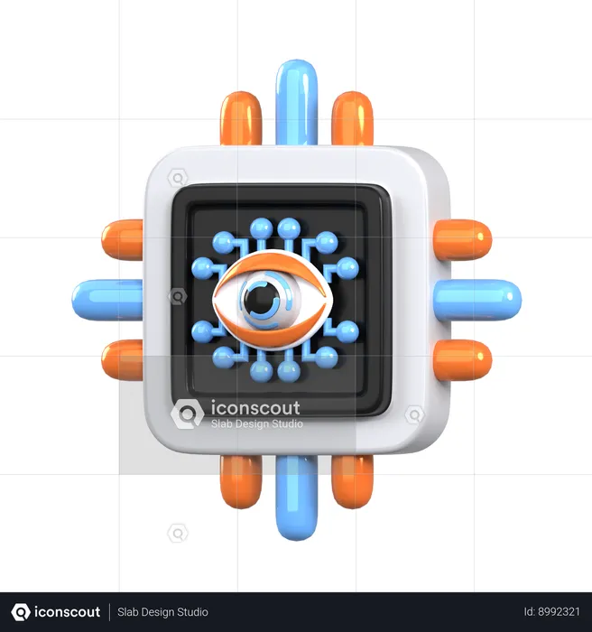 Scanner oculaire  3D Icon