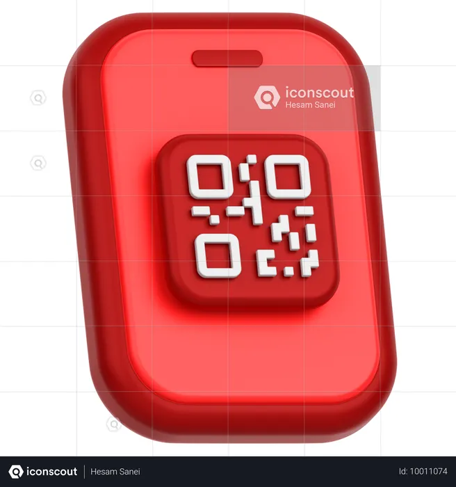 Scanner le code QR  3D Icon