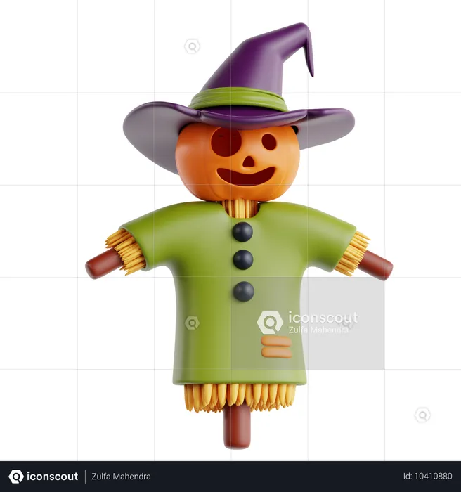 Scarecrow  3D Icon