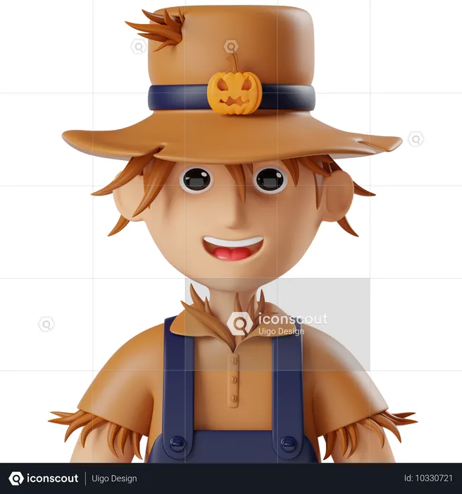 Scarecrow  3D Icon