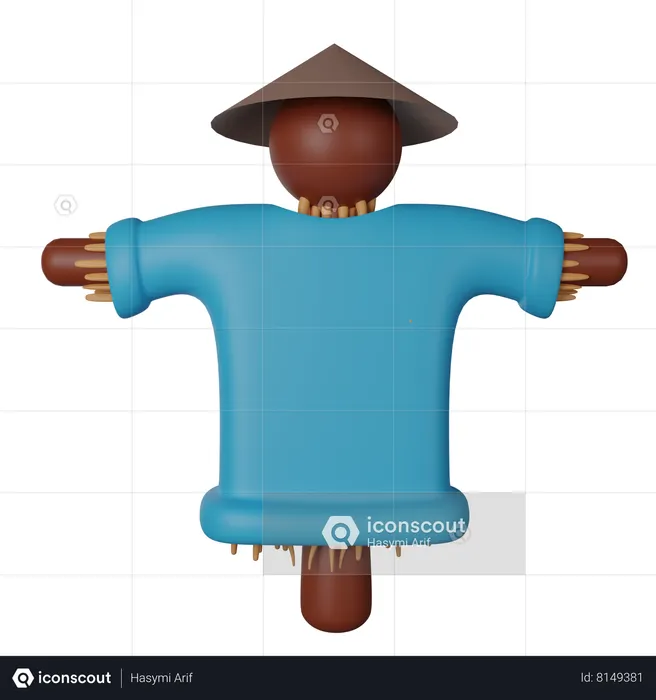 Scarecrow  3D Icon