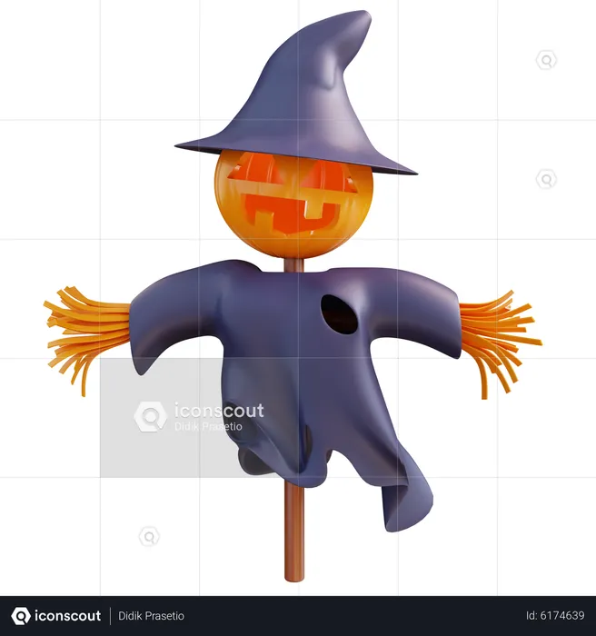 Scarecrow  3D Icon