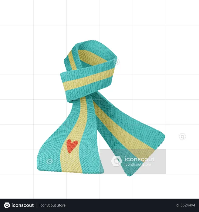 Scarf 3D Icon download in PNG, OBJ or Blend format