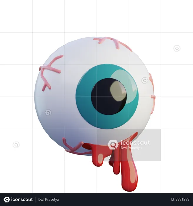 Scary Eye  3D Icon