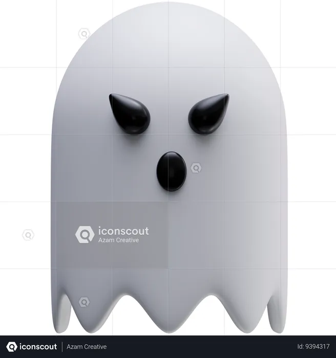 Scary Ghost  3D Icon