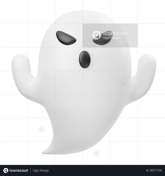 Scary Ghost  3D Icon