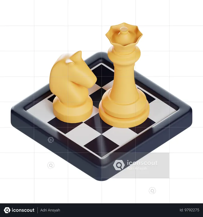 Schach  3D Icon