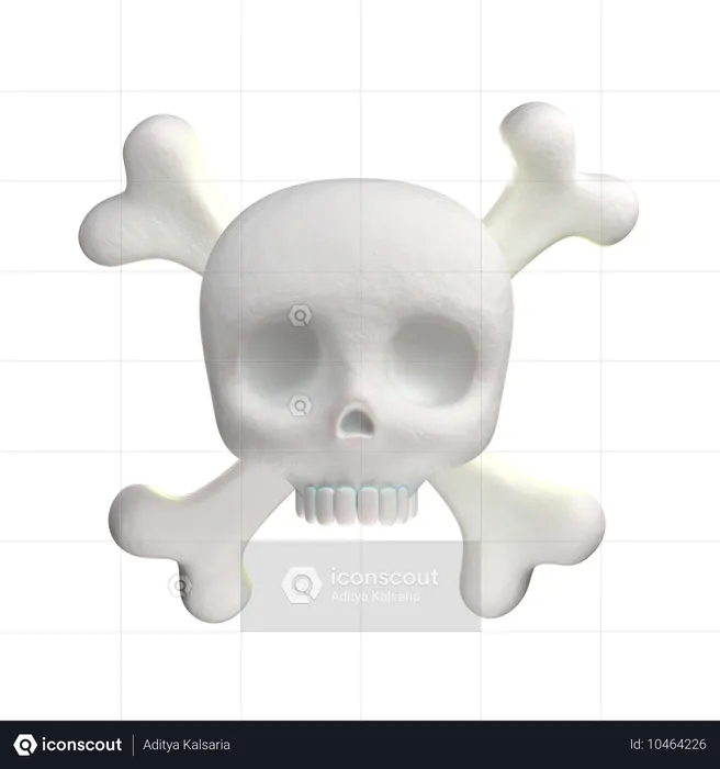 Schädel  3D Icon