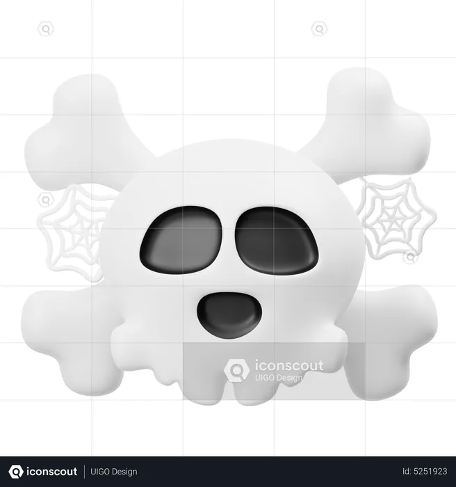 Schädel  3D Icon