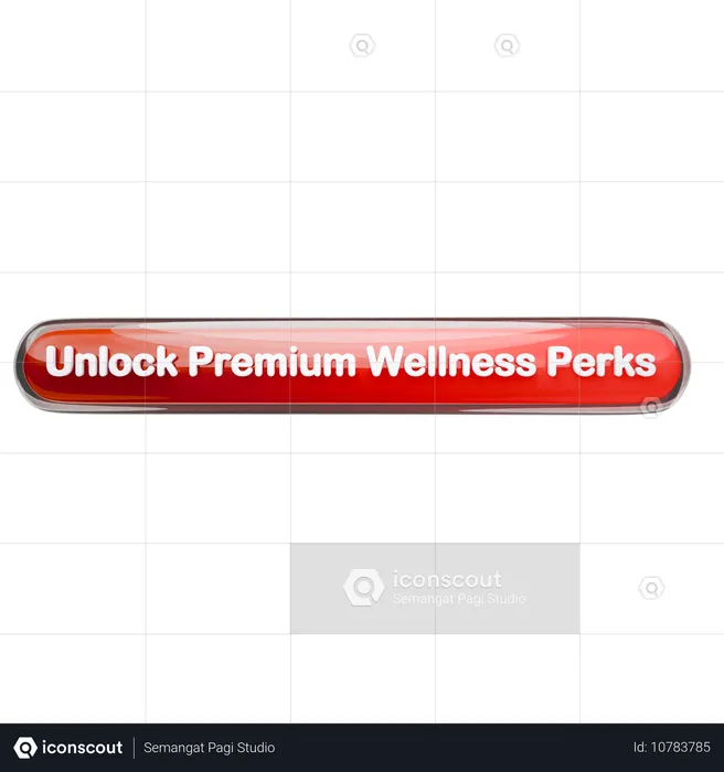 Schalten Sie Premium-Wellness-Vergünstigungen frei  3D Icon