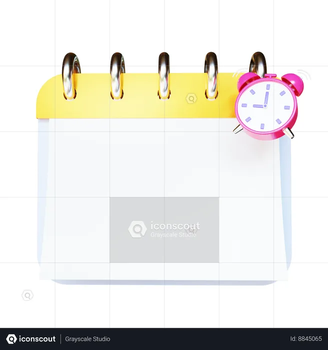 Schedule  3D Icon