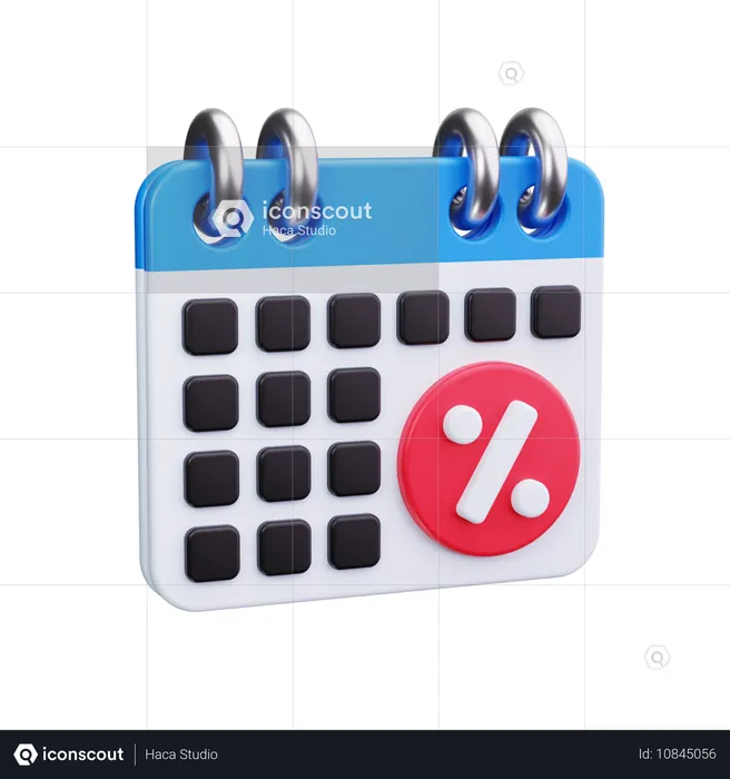 Schedule  3D Icon