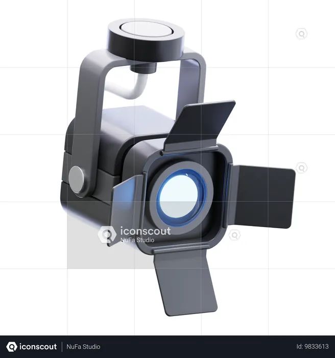 Scheinwerfer  3D Icon