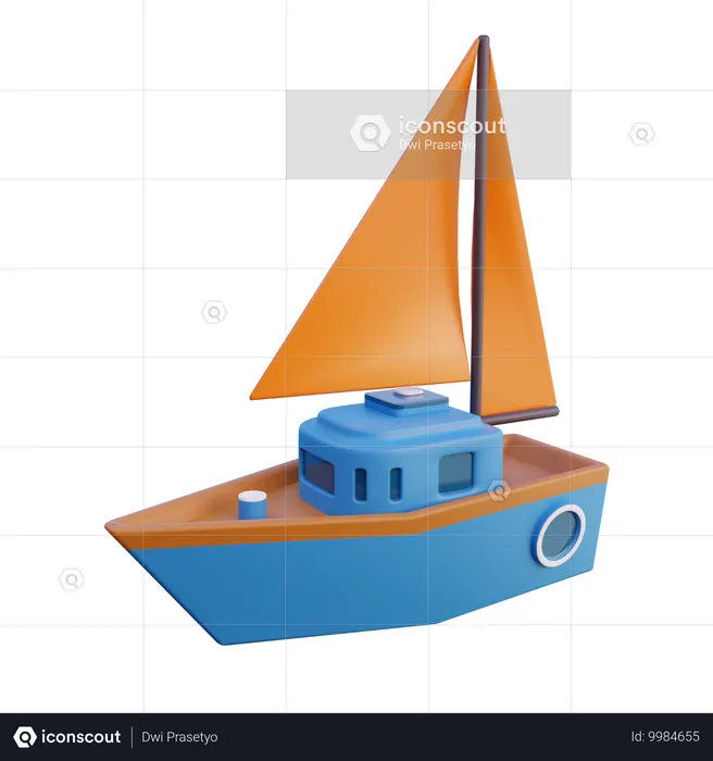 Schiff  3D Icon