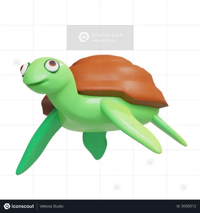 Schildkröte  3D Icon