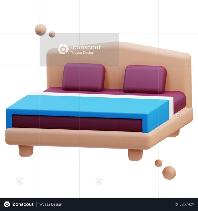 Schlafzimmer  3D Icon