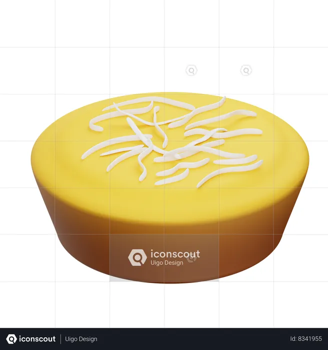 Schlammkuchen  3D Icon