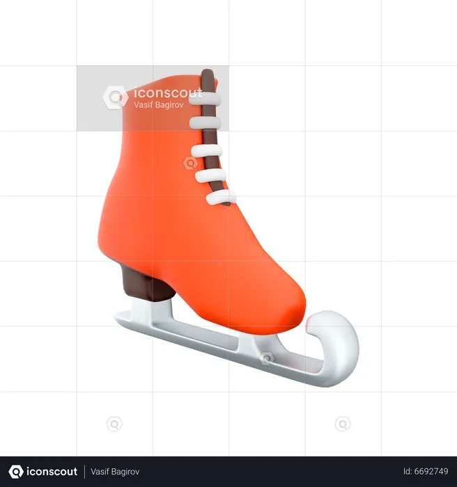 Schlittschuhe  3D Icon