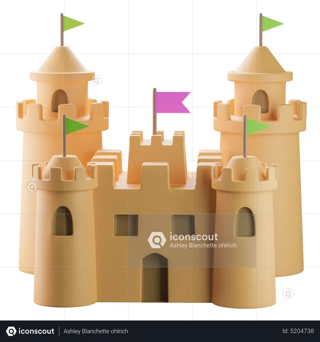 Schloss  3D Icon