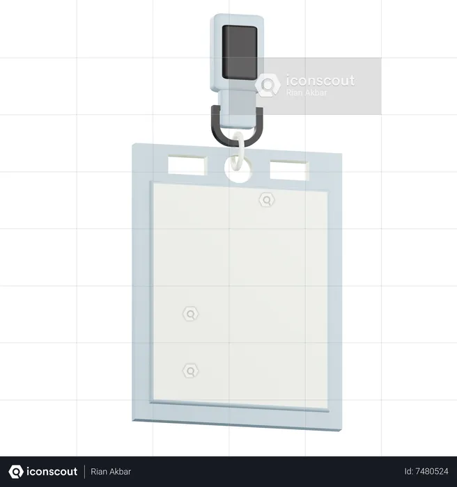 Schlüsselband-Modell  3D Icon