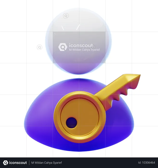 Schlüsselbesitzer  3D Icon