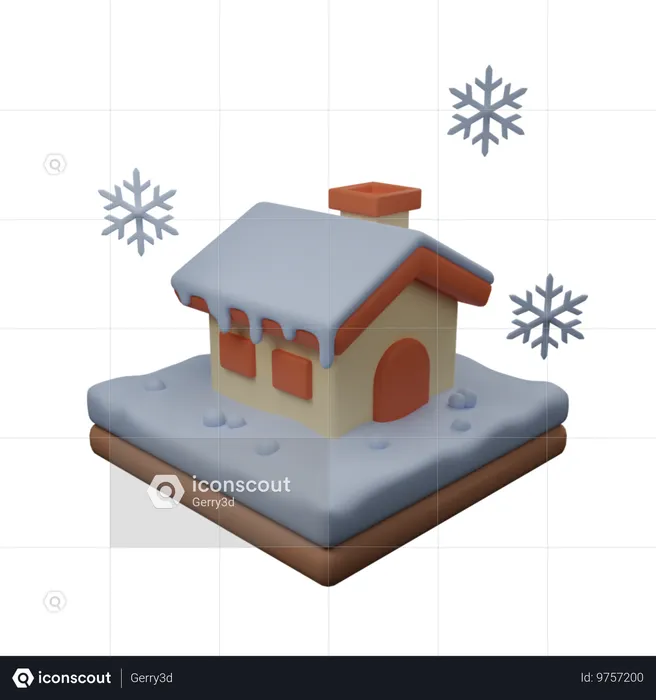 Schnee  3D Icon