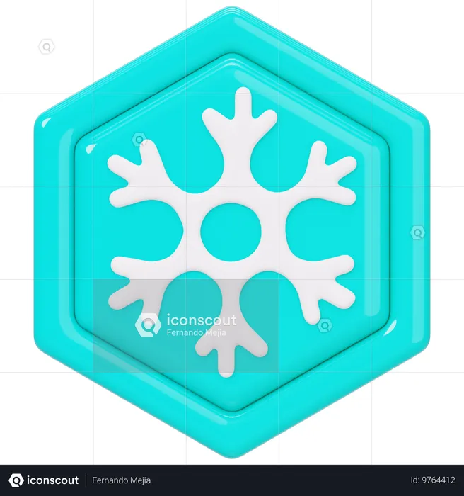 Snowswap (SNOW)-Abzeichen  3D Icon