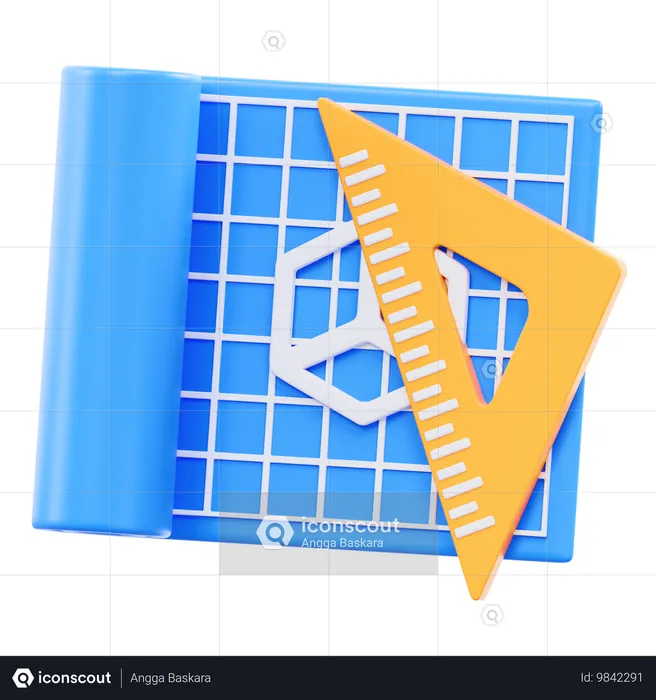 Schneidematte  3D Icon