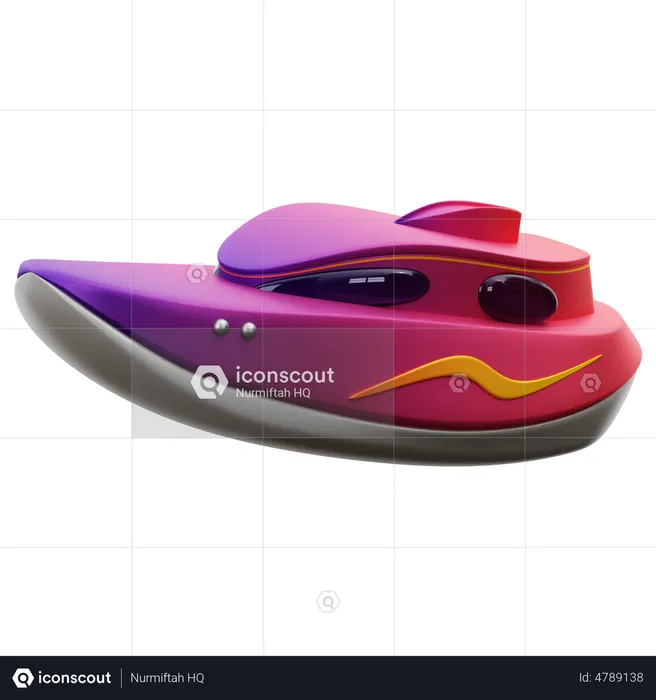 Schnellboot  3D Icon