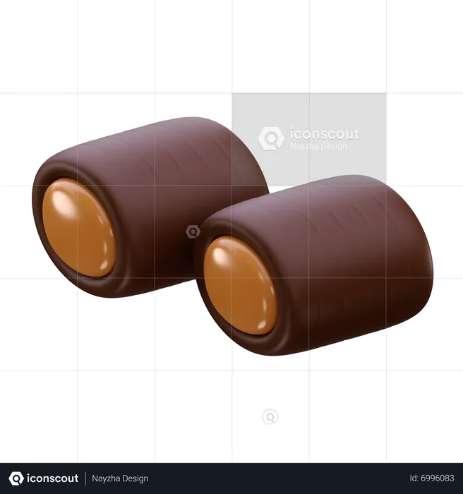 Praline  3D Icon