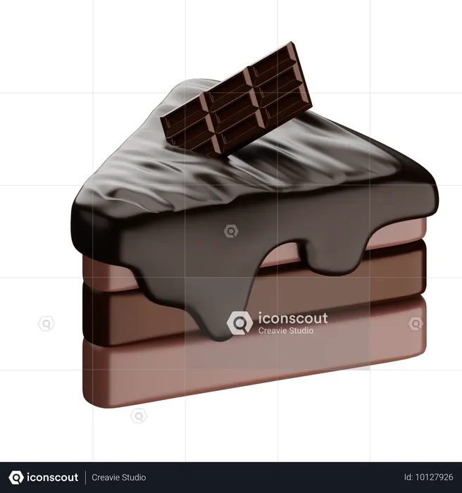 Schokoladenkuchen  3D Icon