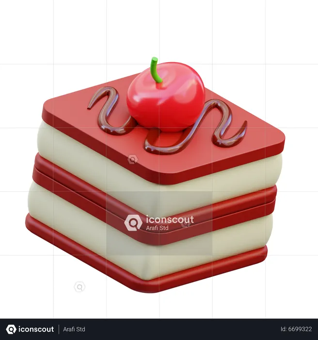 Schokoladensandwich  3D Icon