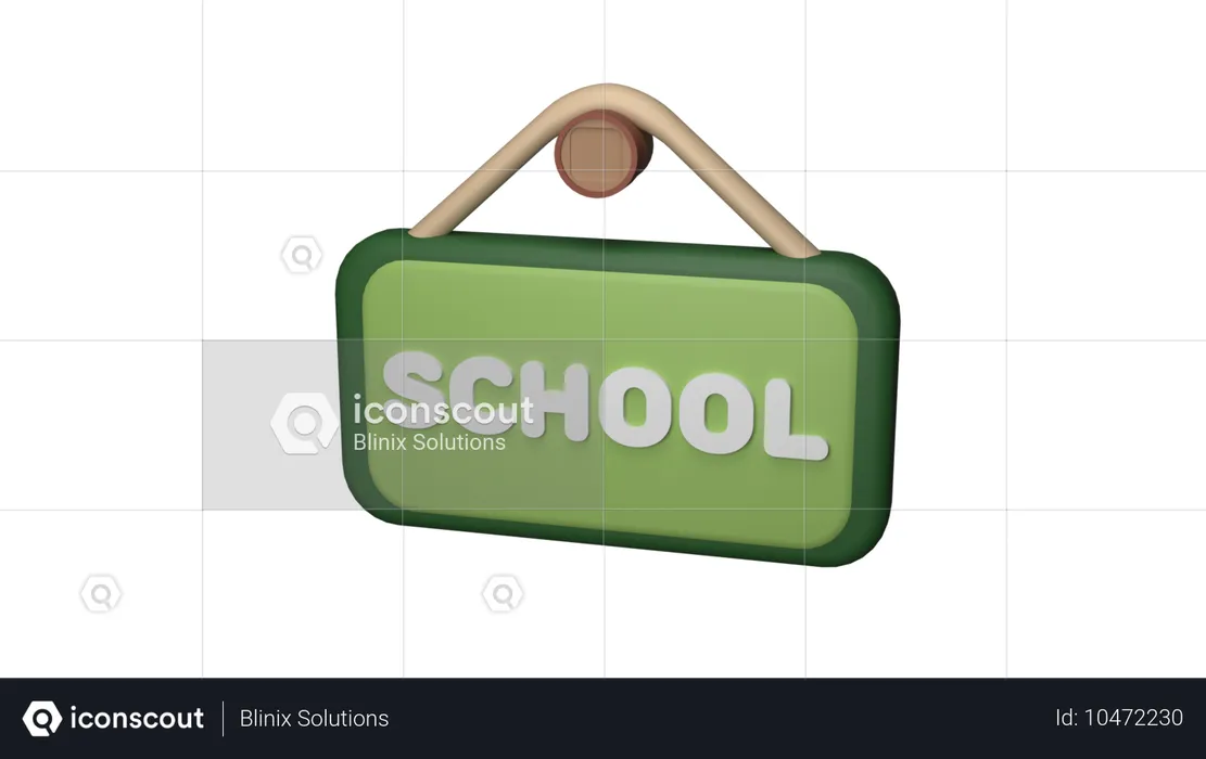 SCHOOL  3D Icon