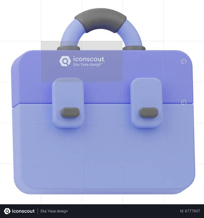 School Bag  3D Icon