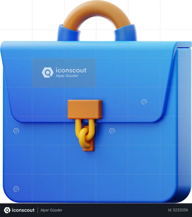 School Bag  3D Icon