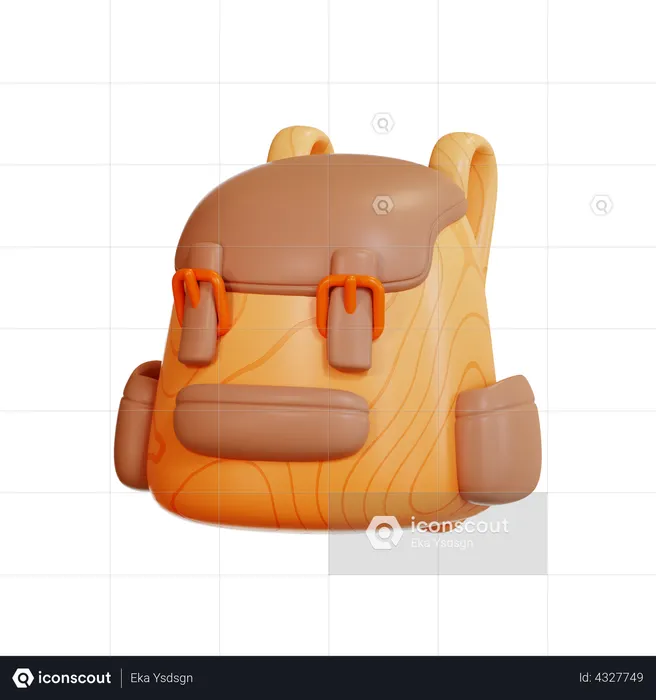 School Bag  3D Illustration