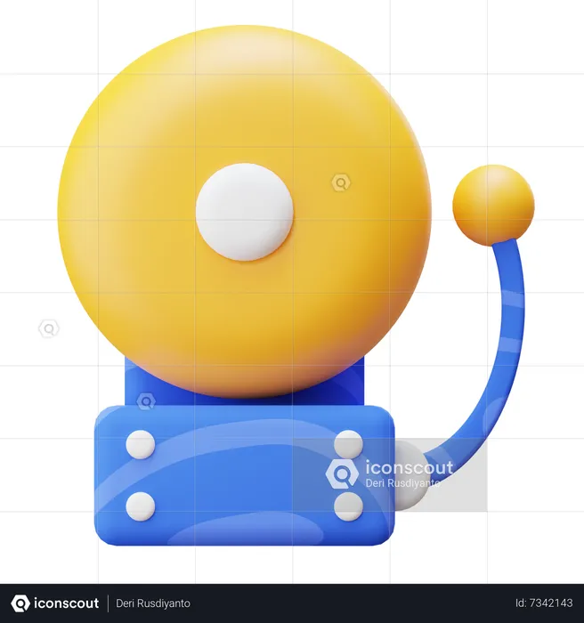 School Bell  3D Icon