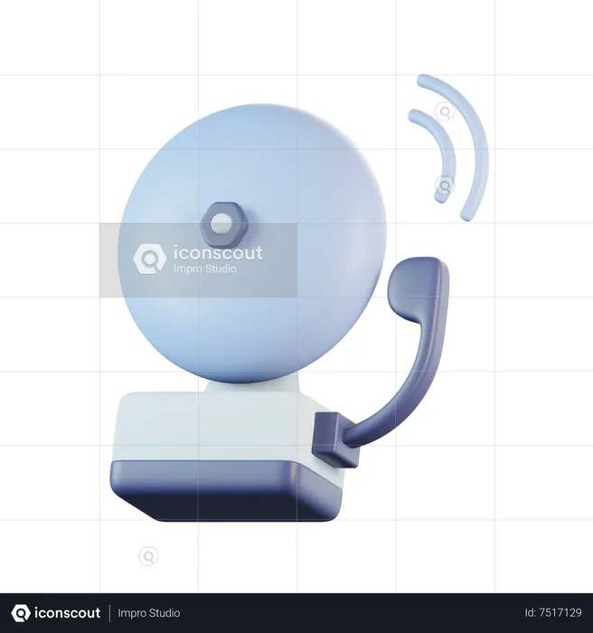 School Bell  3D Icon